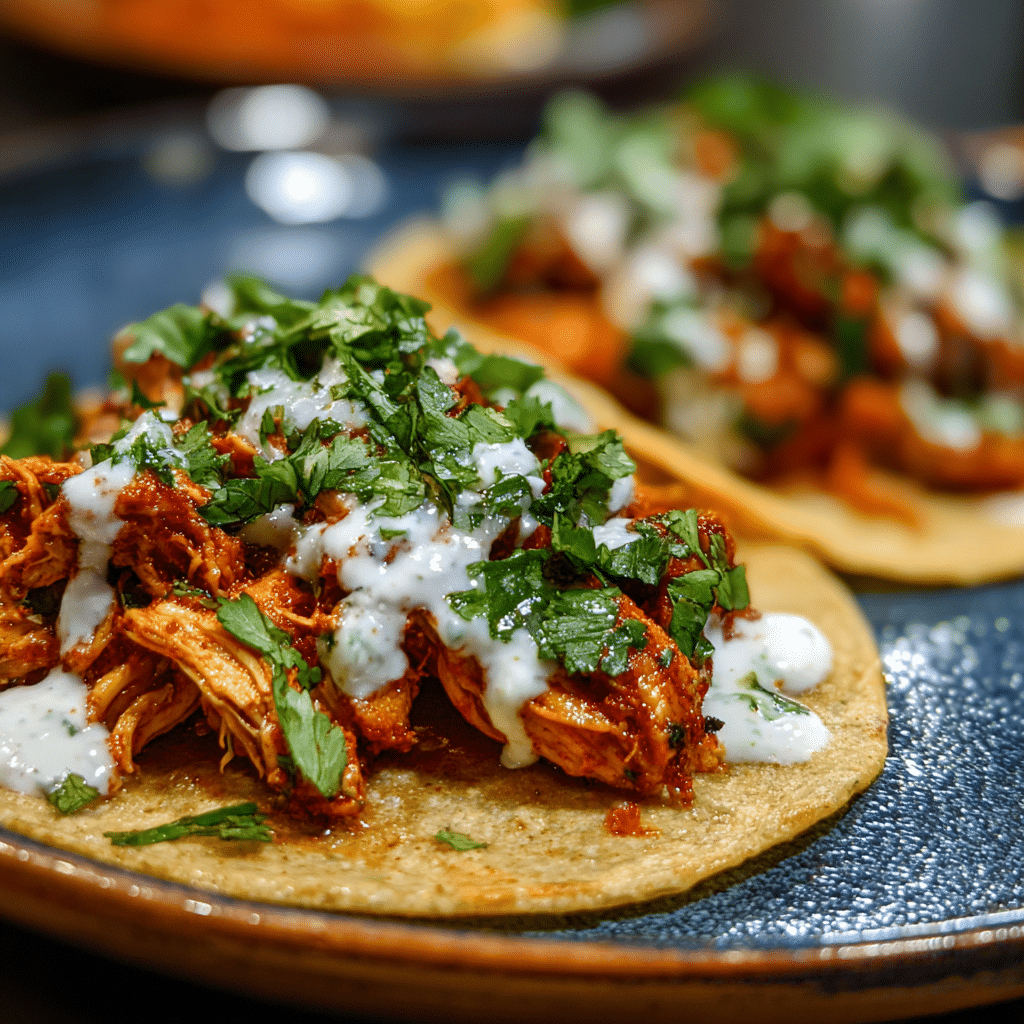Chicken tacos made with Hello Fresh Tex Mex paste
