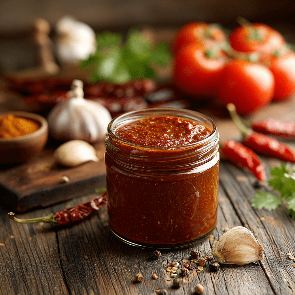 Homemade Hello Fresh Tex Mex paste recipe in a jar