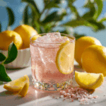 homemade Mounjaro recipe with pink salt detox drink