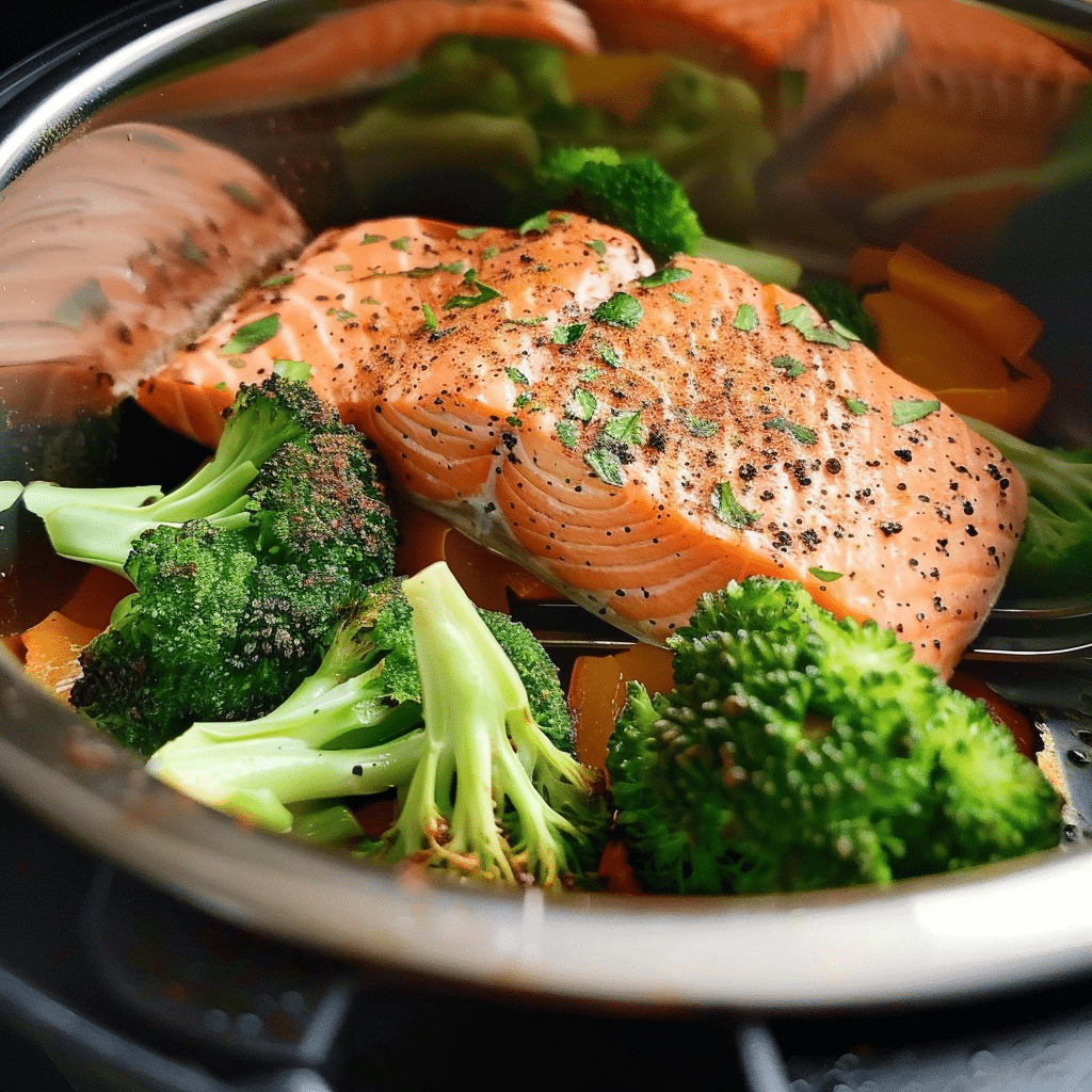 instant pot salmon broccoli trader joes