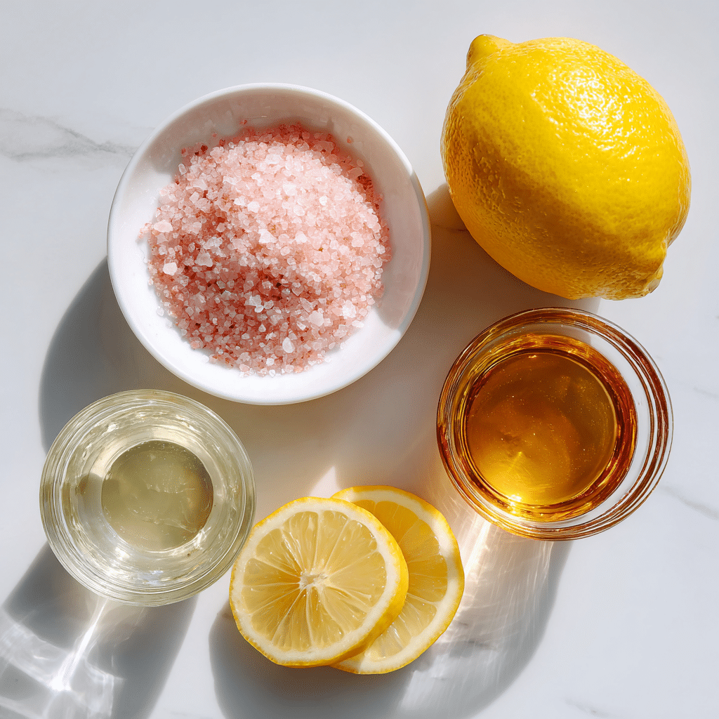 japanese-pink-salt-recipe-ingredients Ingredients used in the Japanese pink salt recipe