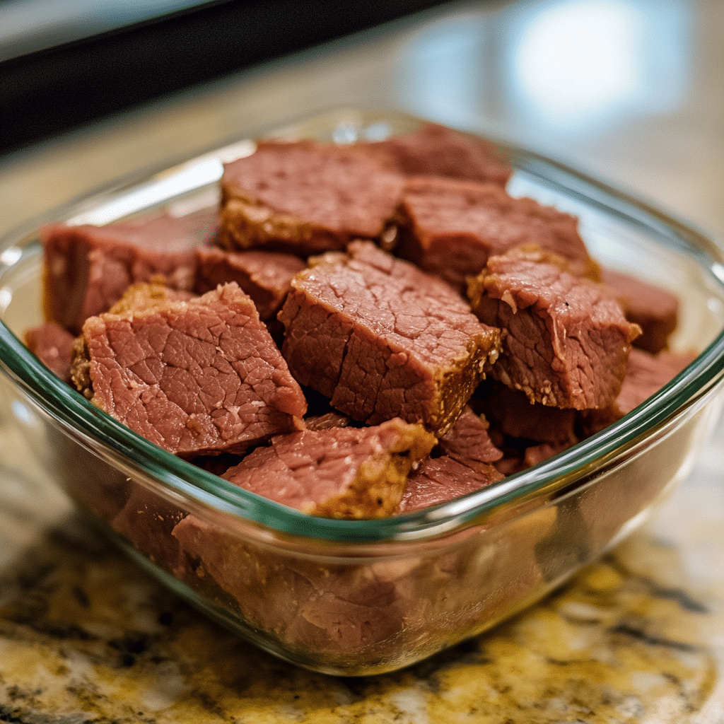 storing leftover corned beef instant pot