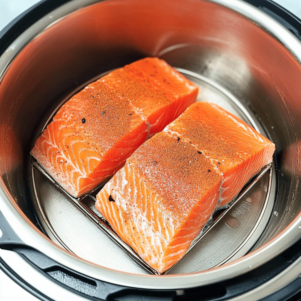 salmon instant pot cooking steps