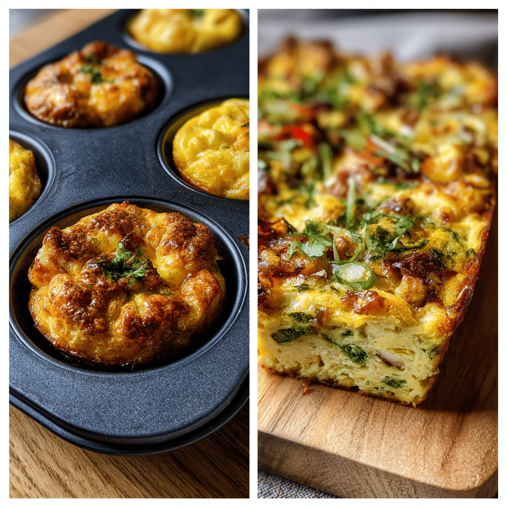 Cottage cheese egg bites vs. baked casserole