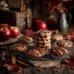 Candy Apple Cookies Recipe – Easy Fall Dessert Everyone Will Love 3 candy apple cookie recipe card and cookies