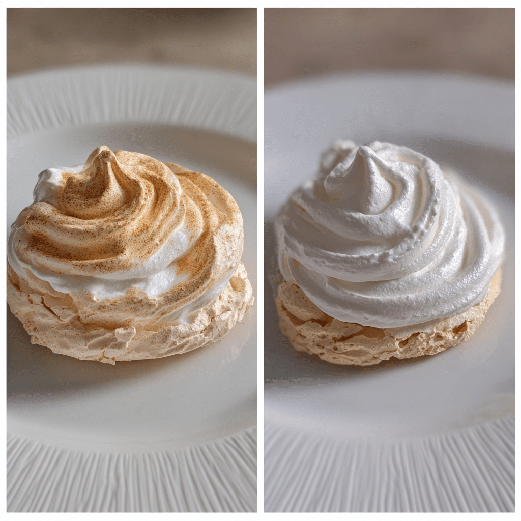 pavlova-vs-meringue difference between pavlova and meringue cookies