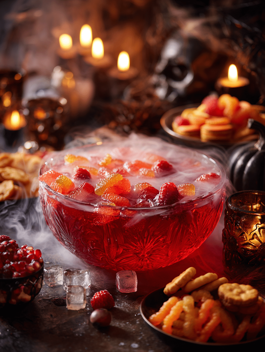 Halloween punch bowl potluck drink recipe