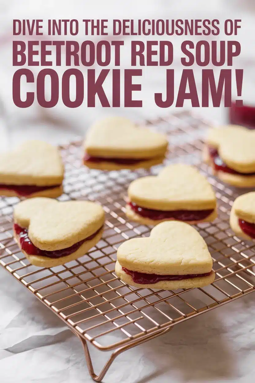Dive into the Deliciousness of Beetroot Red Soup Cookie Jam!