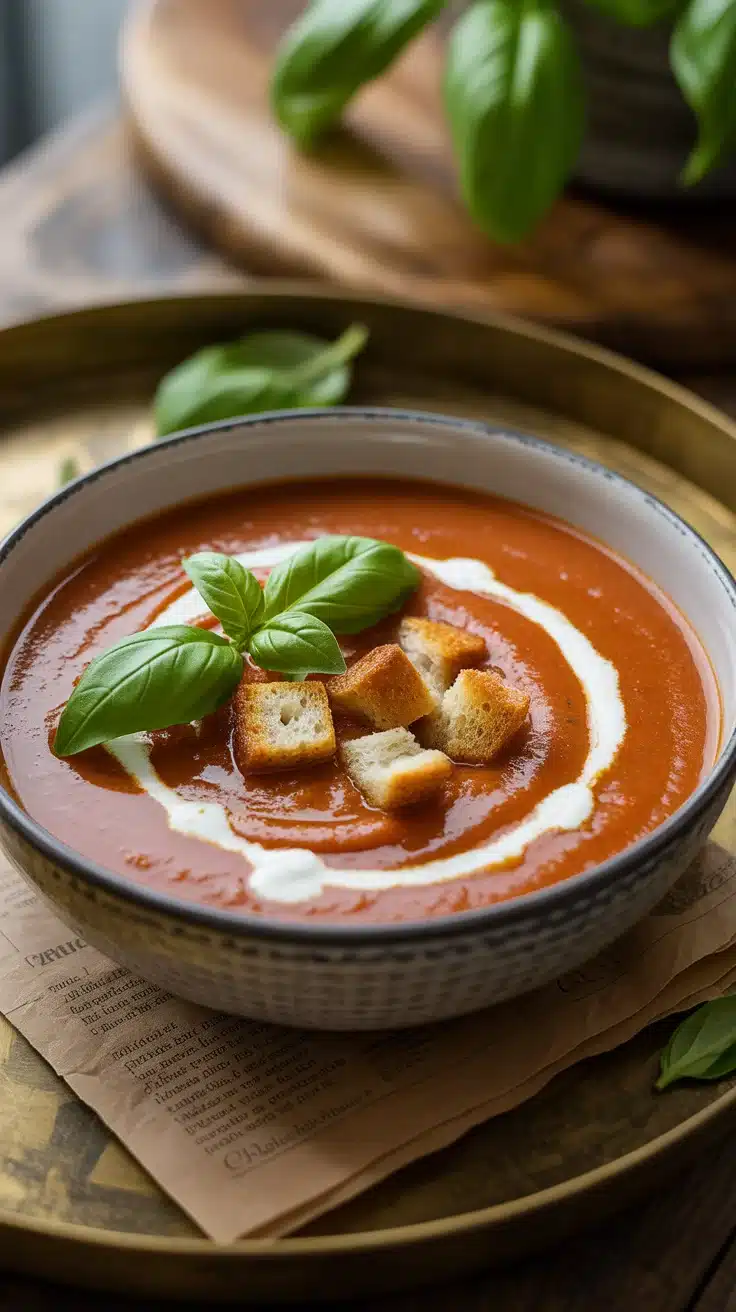Easy & Delicious Tomato Soup Recipe with Fresh Tomatoes 6 tomato soup recipe with fresh tomatoes