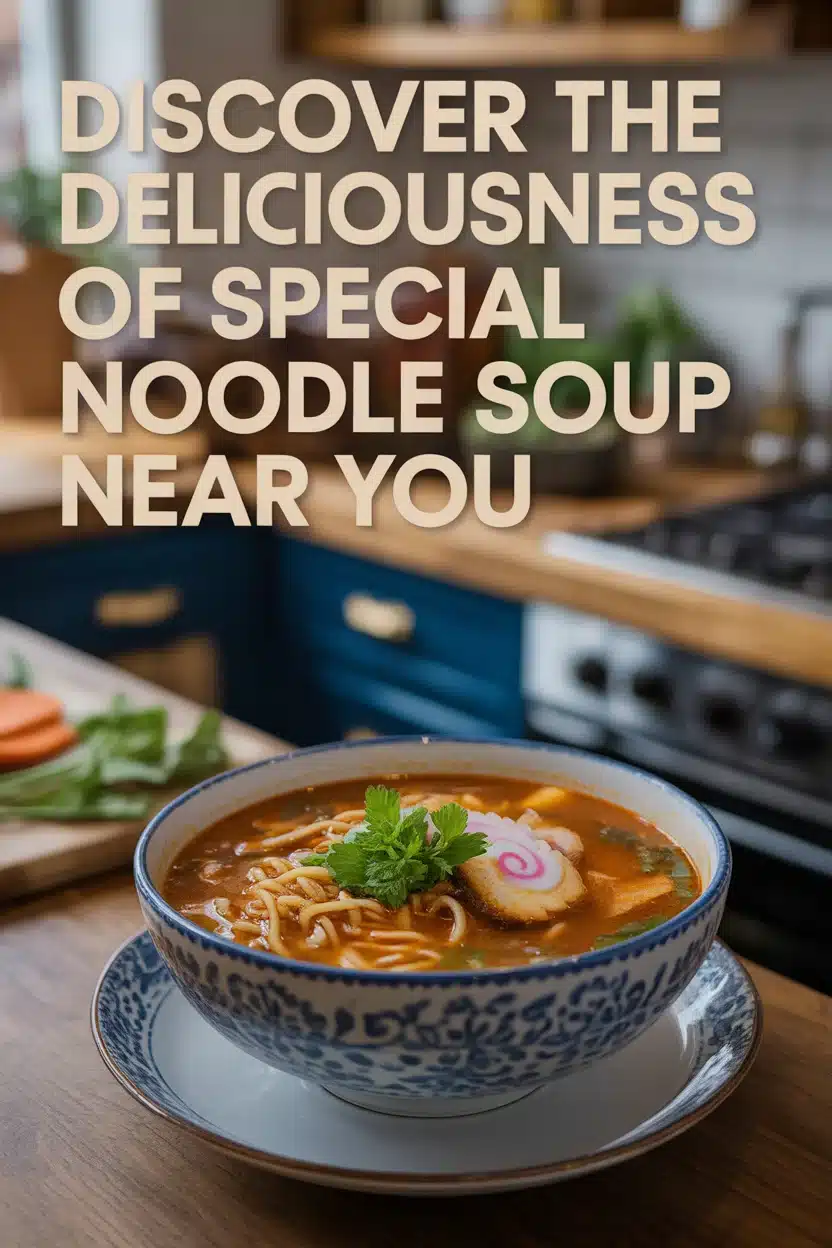 Discover the Deliciousness of Special Noodle Soup Near You 9 special noodle soup