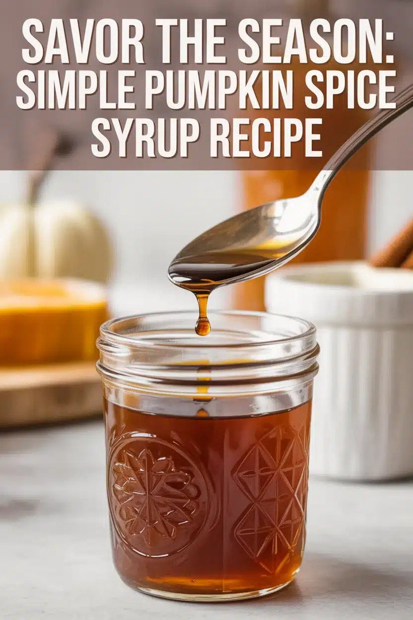 pumpkin spice syrup