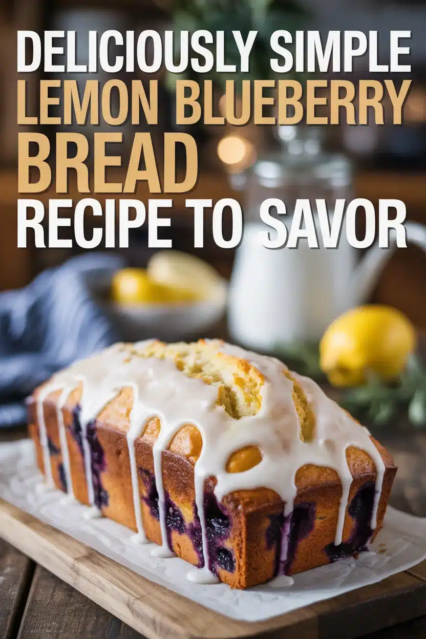 Deliciously Simple Lemon Blueberry Bread Recipe to Savor
