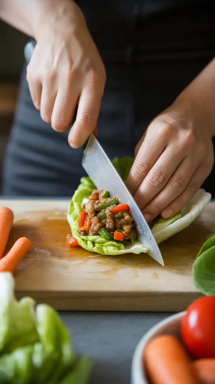 Savory Ground Turkey Lettuce Wraps Ready in a Flash!