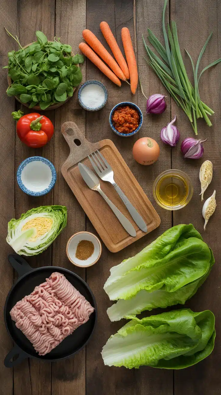 ground turkey lettuce wraps