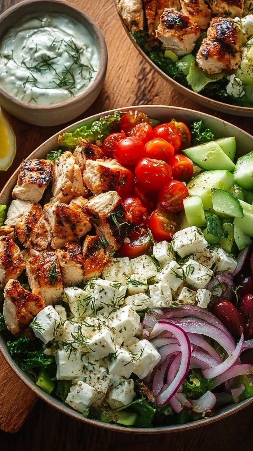 Greek Chicken Bowls