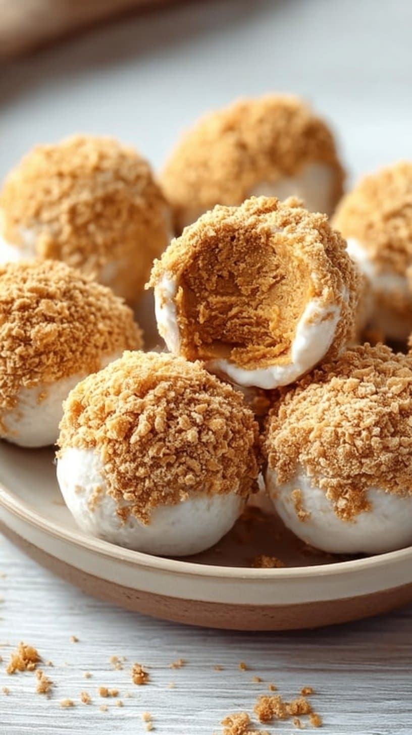 No Bake Pumpkin Cheesecake Balls