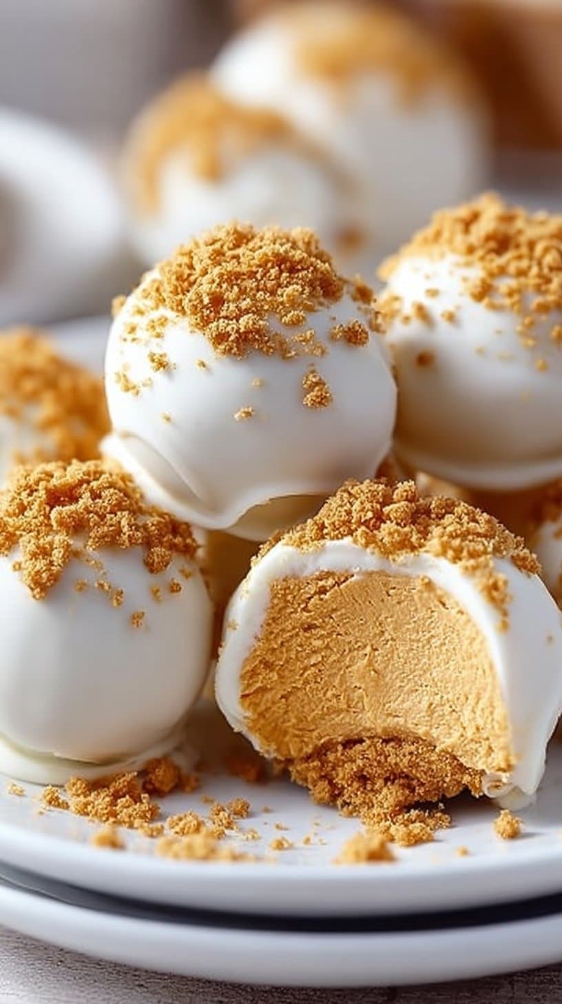 No Bake Pumpkin Cheesecake Balls