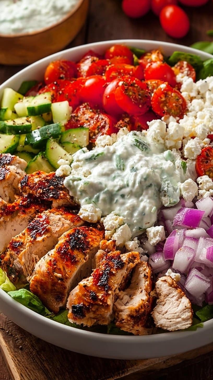Greek Chicken Bowls