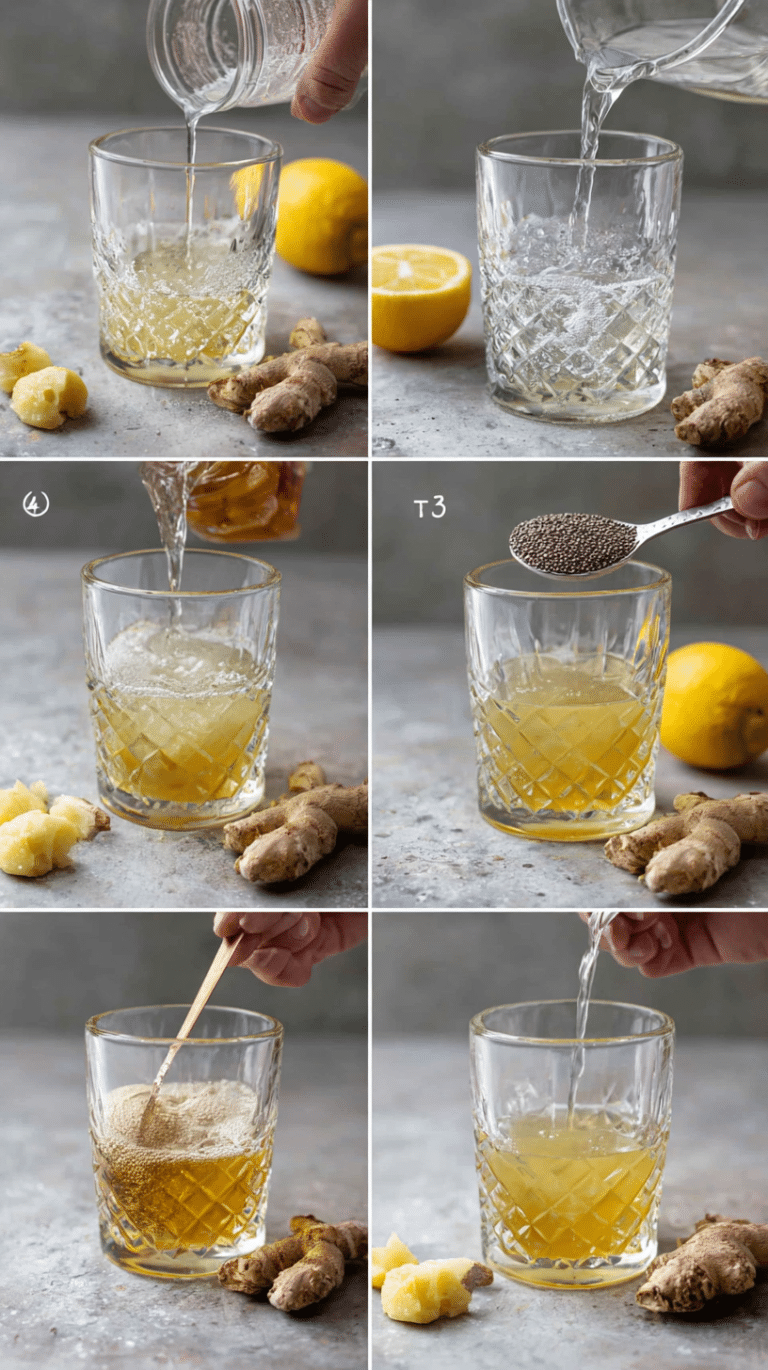 Natural Zepbound Recipe – Simple Ginger Lemon Drink at Home - Desire Meals