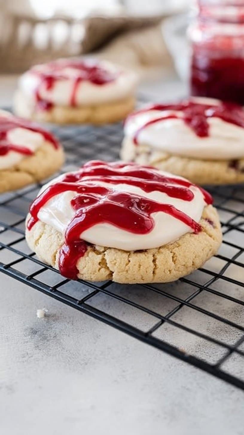Pin by Barbara Drew on Food | Crumble cookie recipe, Raspberry cheesecake cookies, Cookie recipes