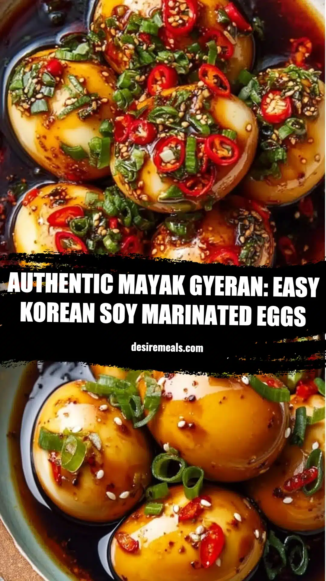 Authentic Mayak Gyeran: Easy Korean Soy Marinated Eggs