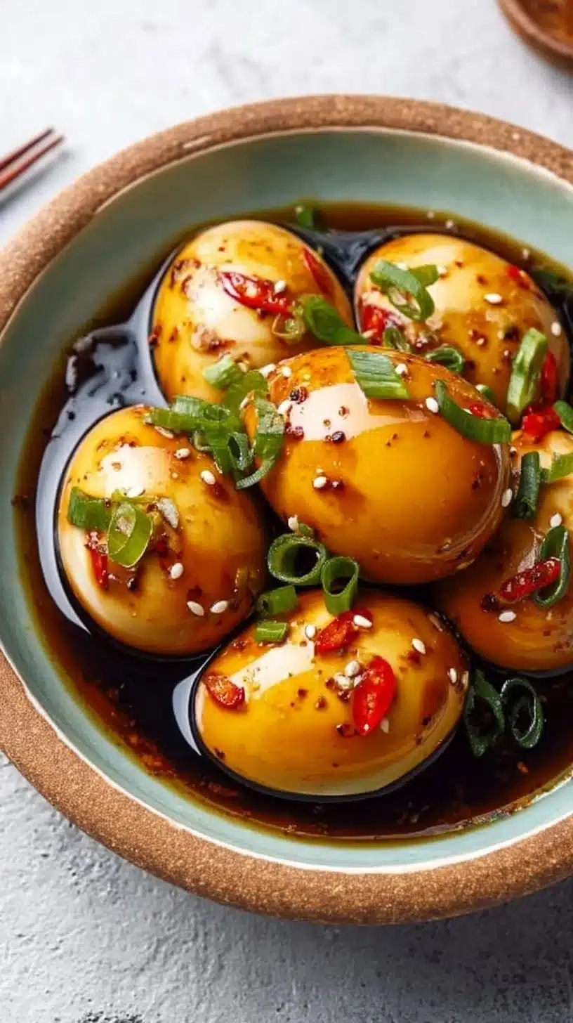 Korean Soy Marinated Eggs