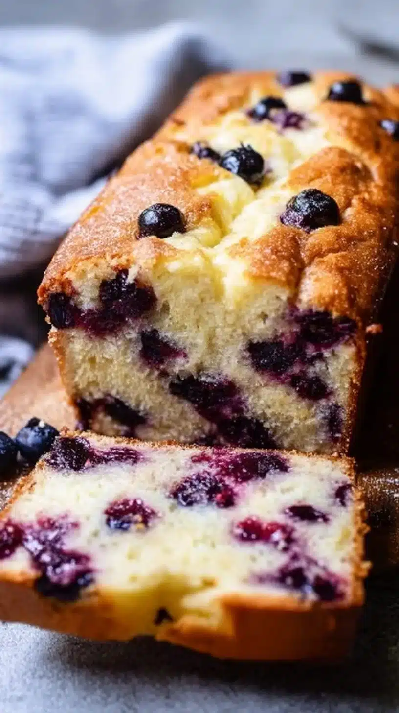 Blueberry Cream Cheese Loaf Recipe