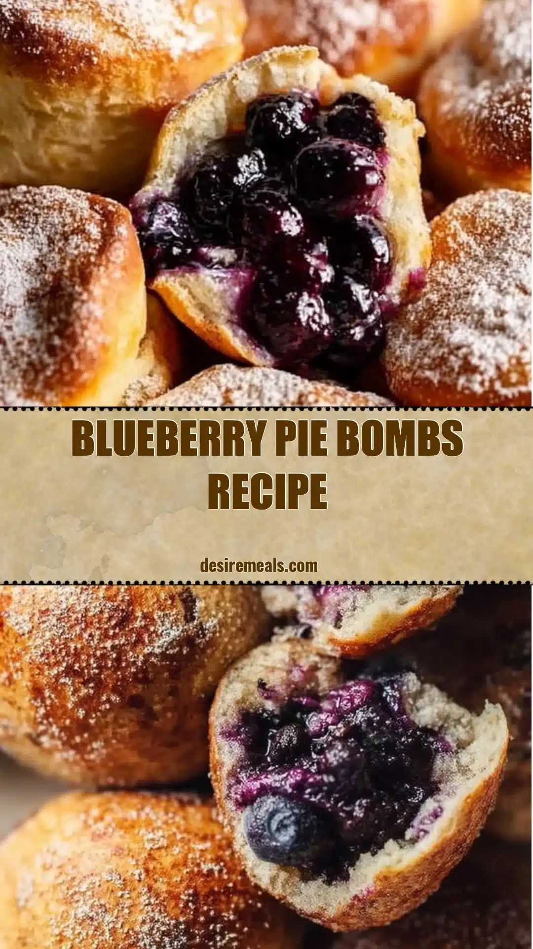 Blueberry Pie Bombs Recipe