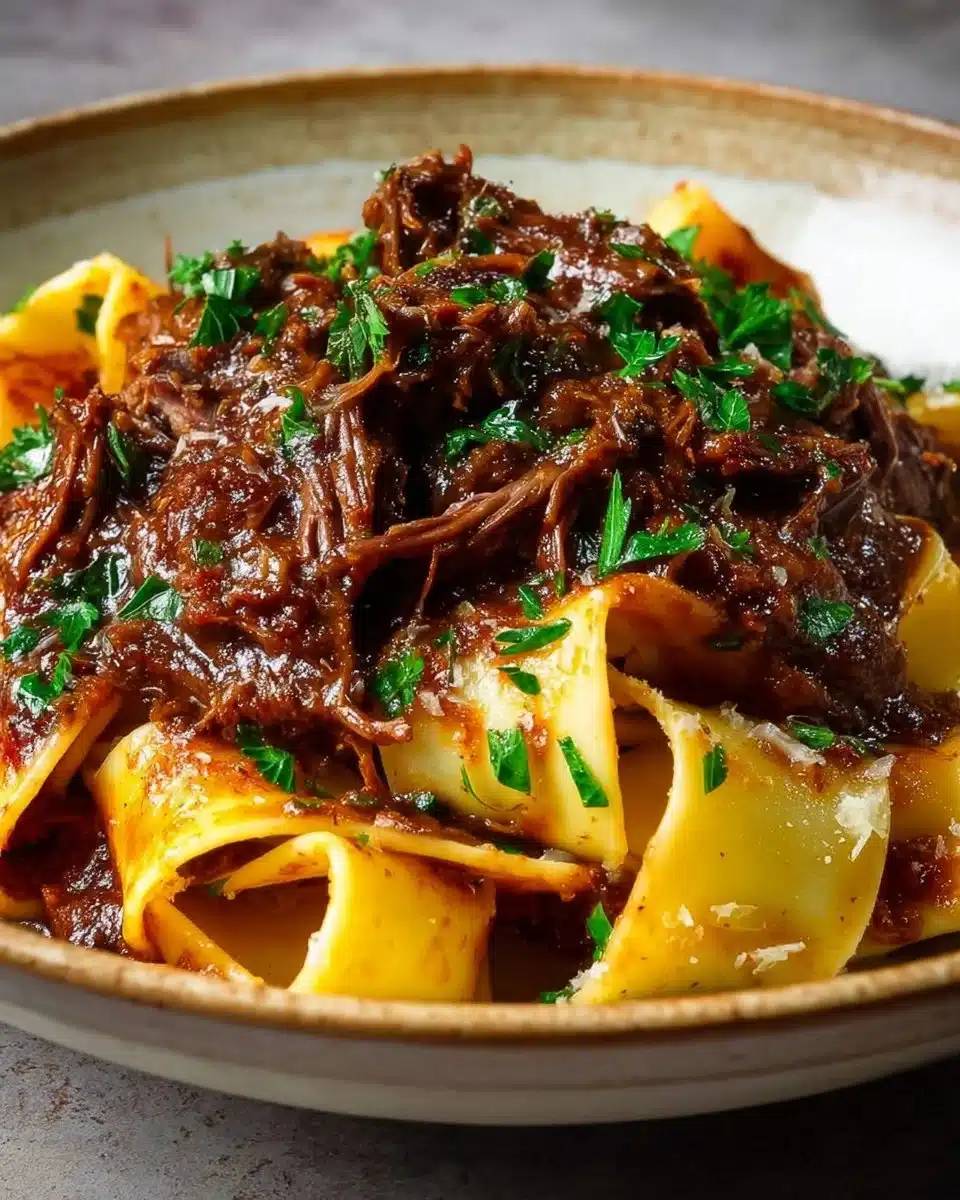 Braised Short Rib Ragu Pasta