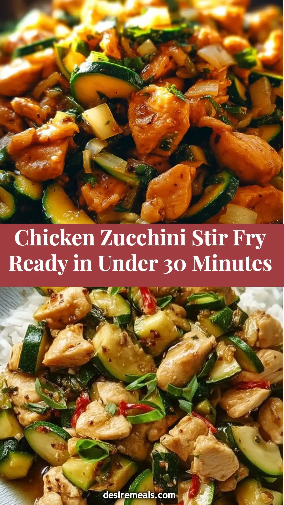 Chicken Zucchini Stir Fry Ready in Under 30 Minutes