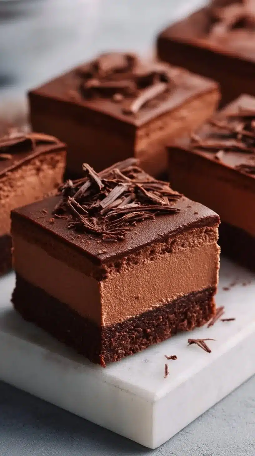 Chocolate Mousse Brownies