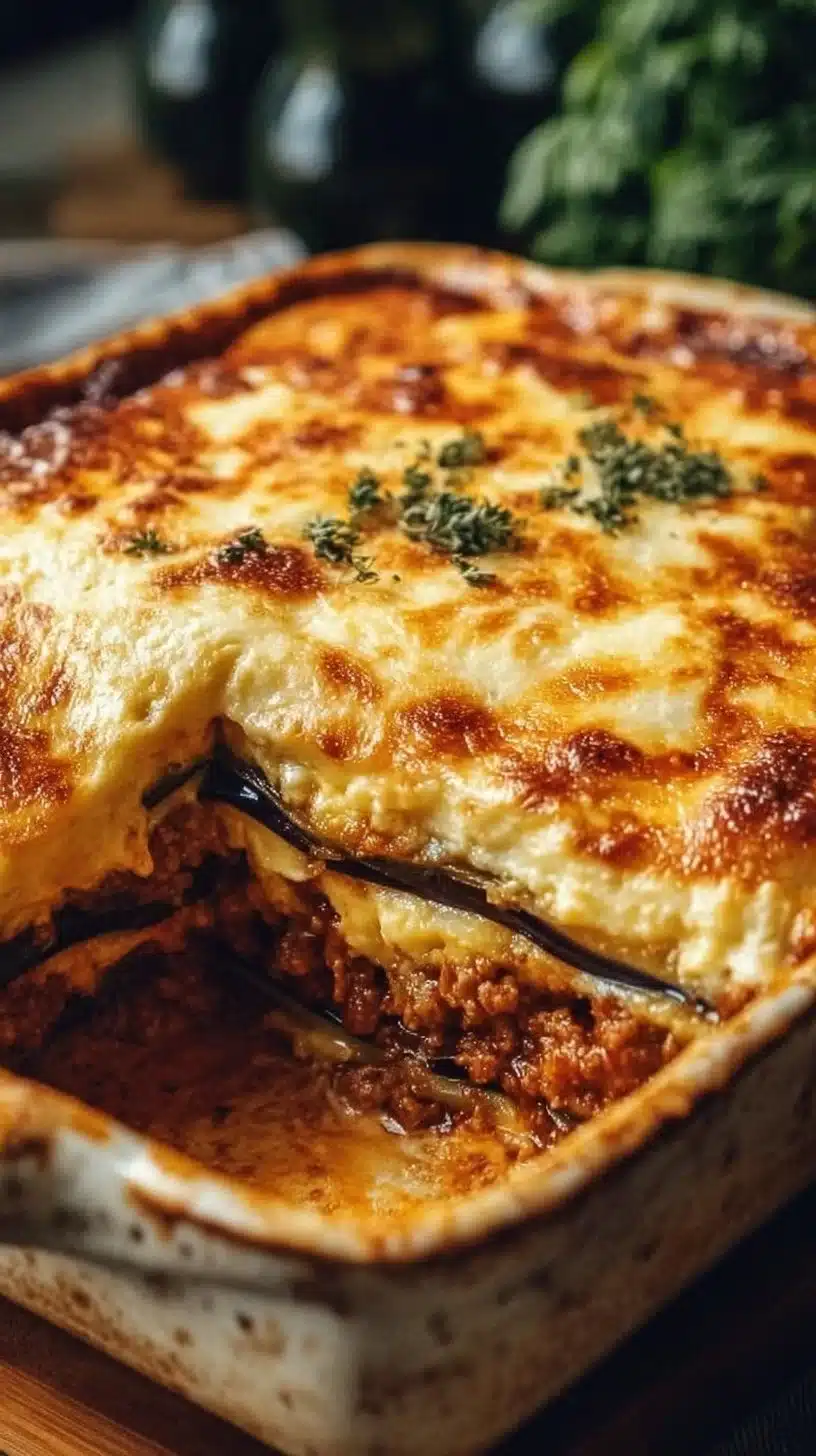 Classic Greek Eggplant Moussaka