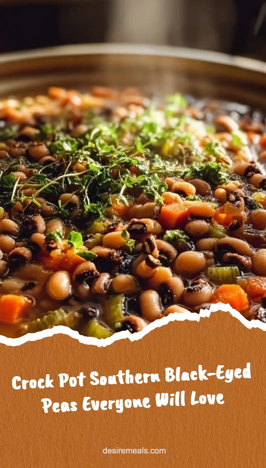 Crock Pot Southern Black-Eyed Peas Everyone Will Love