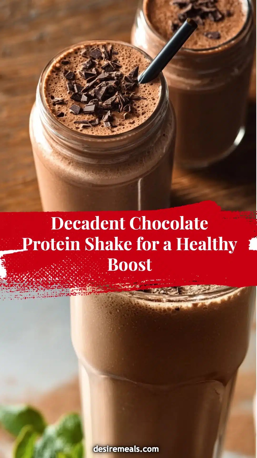 Decadent Chocolate Protein Shake for a Healthy Boost