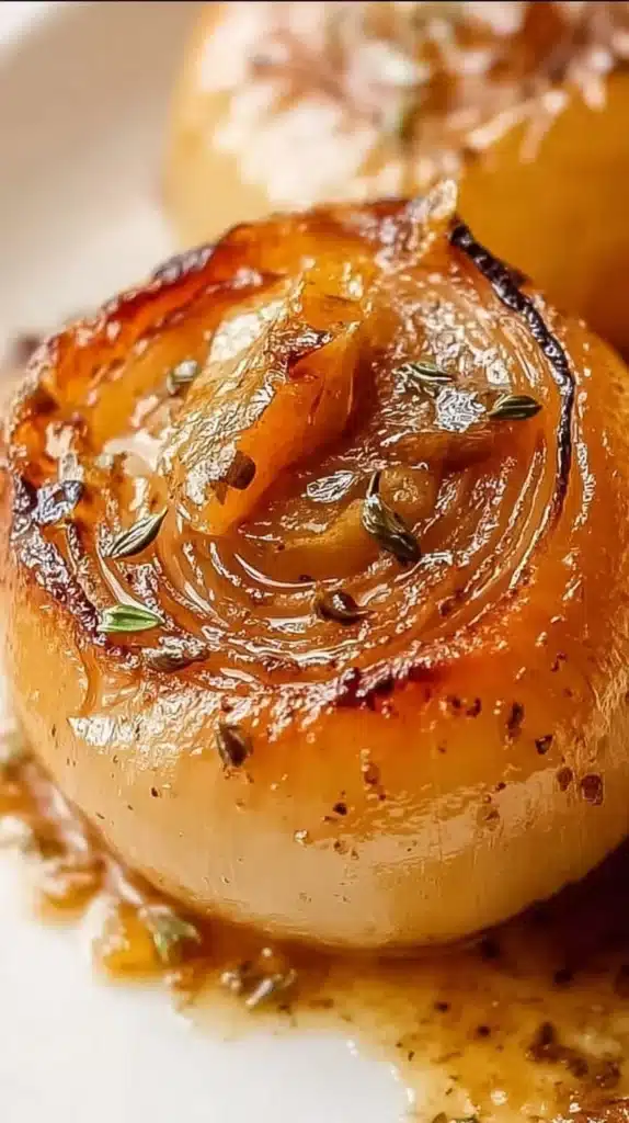 Onion boil recipe prepared as an easy side dish with mild sweet flavor
