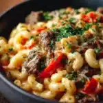 easy high protein philly cheesesteak mac and chees 2026 01 27 121400 819x1024 1