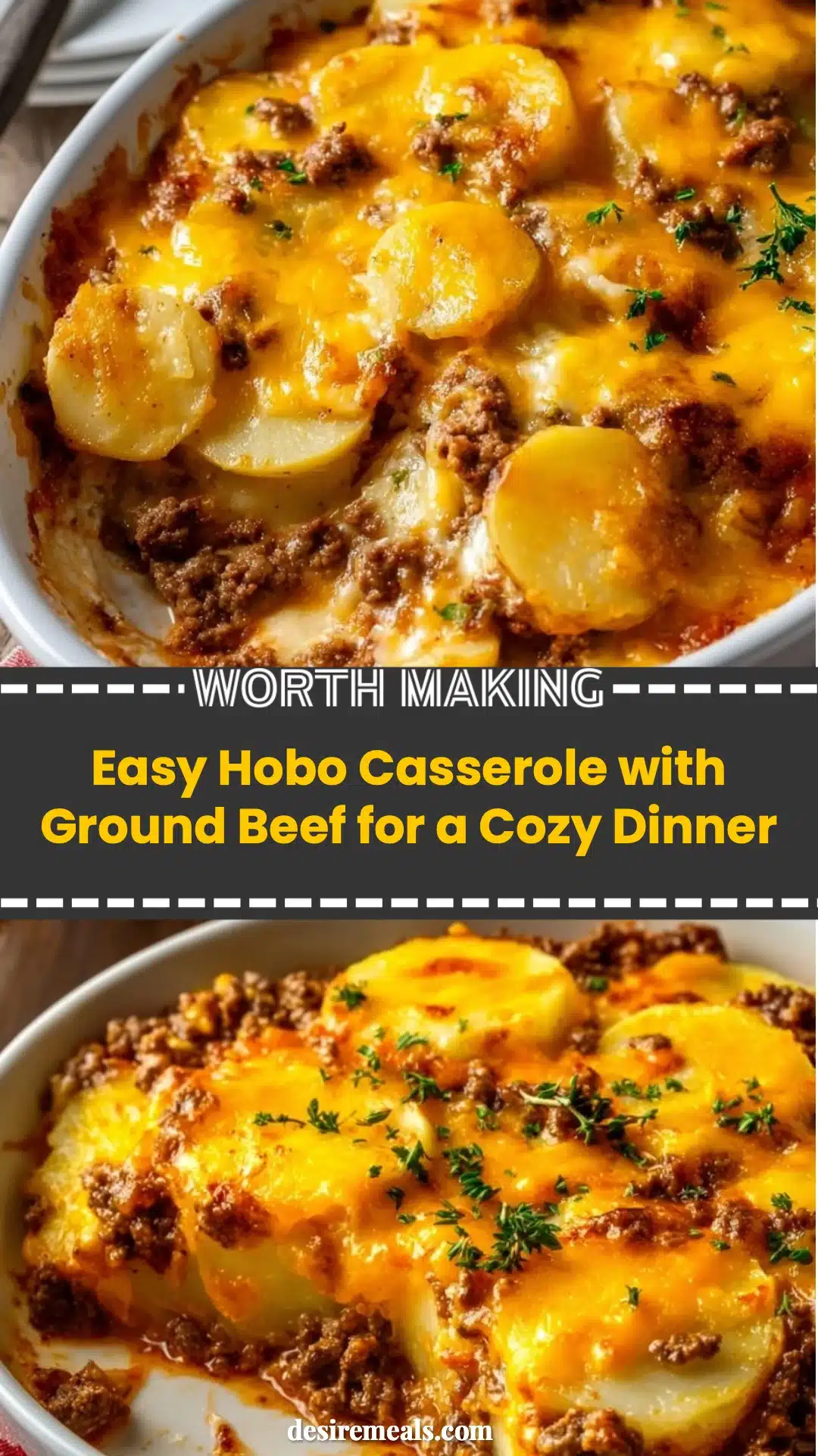 Easy Hobo Casserole with Ground Beef for a Cozy Dinner