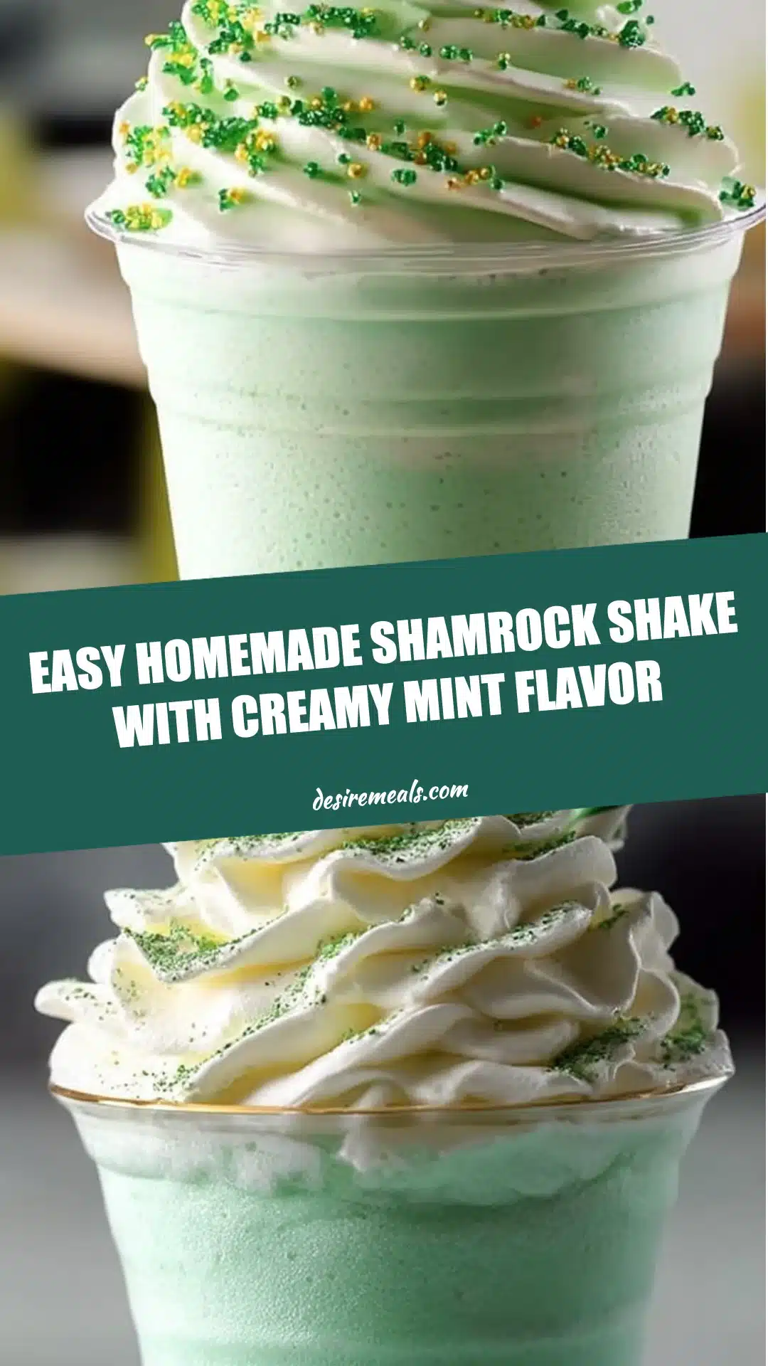 Easy Homemade Shamrock Shake with Creamy Mint Flavor