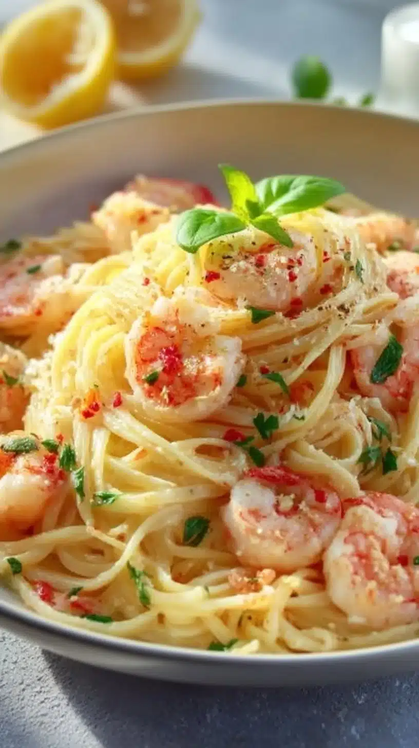 Lemon Shrimp Pasta Recipe