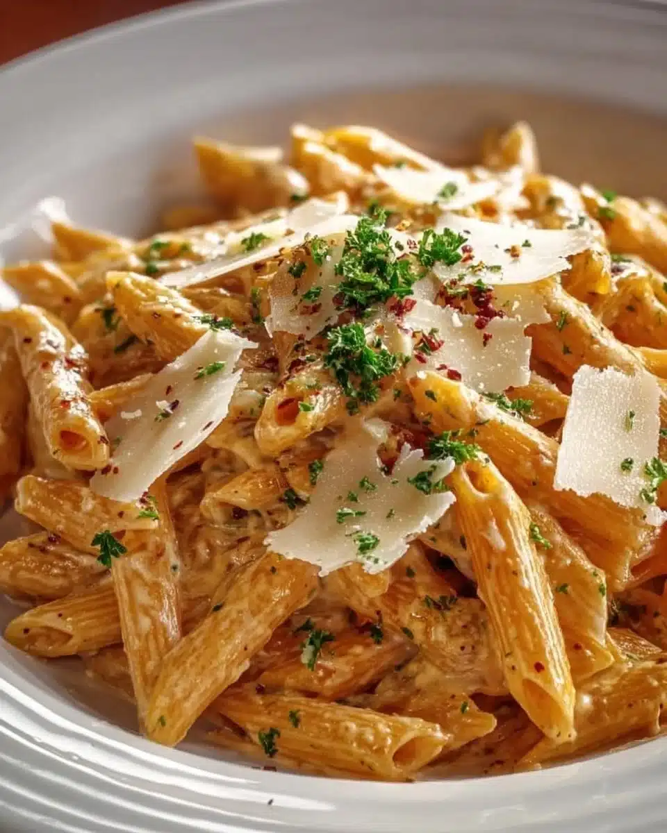 One Pot Creamy Garlic Pasta