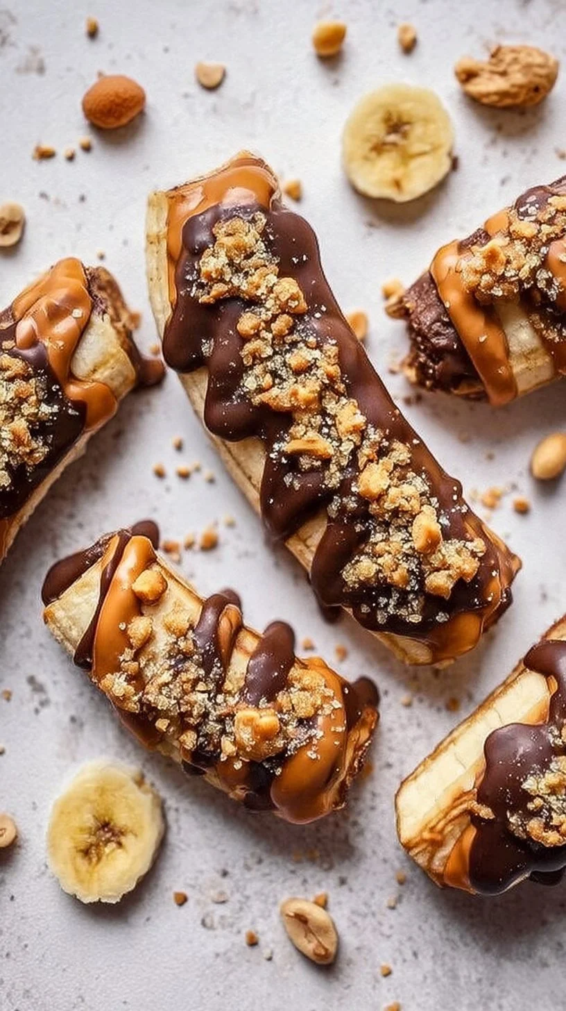 Frozen Banana Snickers