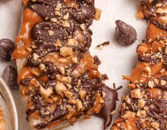 Frozen Banana Snickers