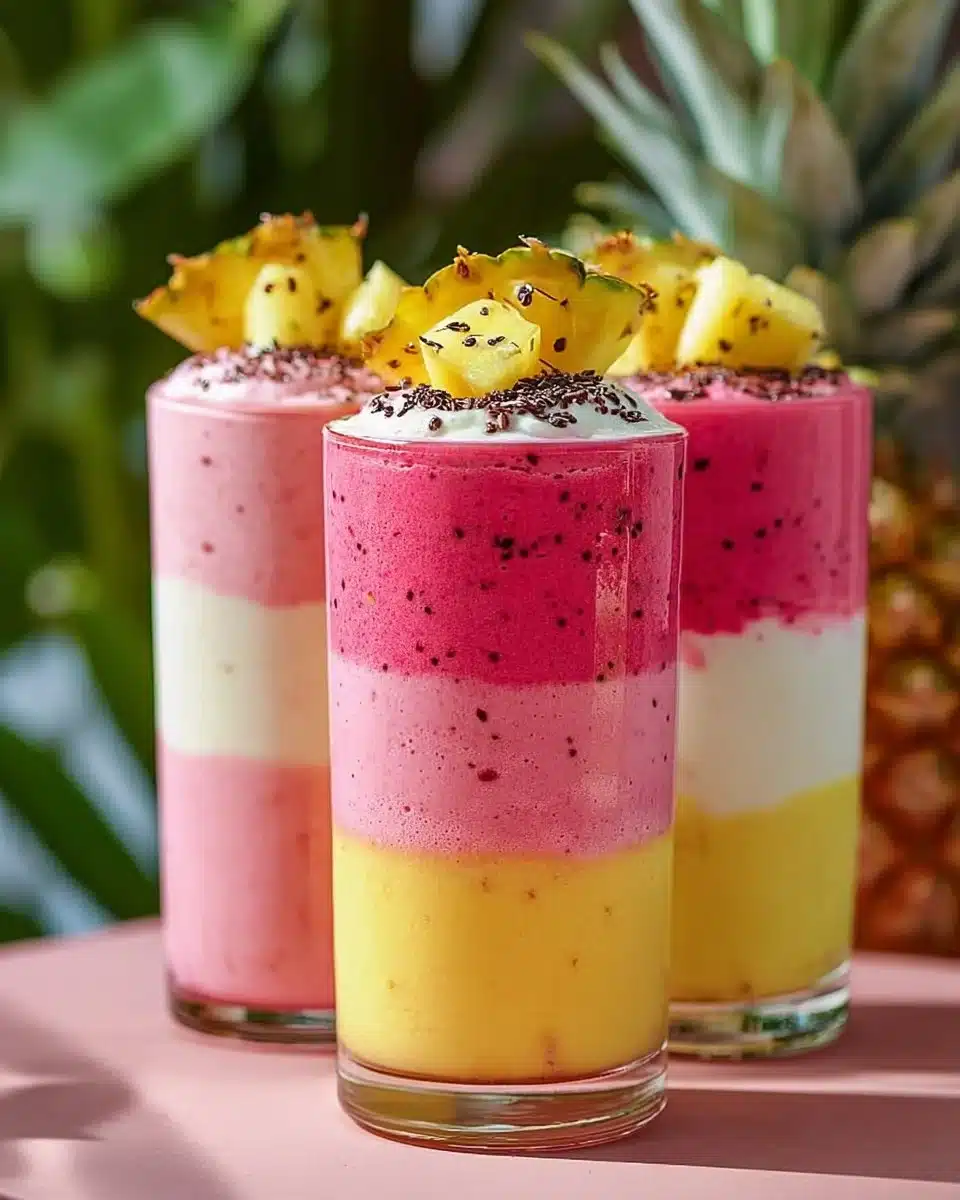 Hibiscus Tea Pineapple Smoothie