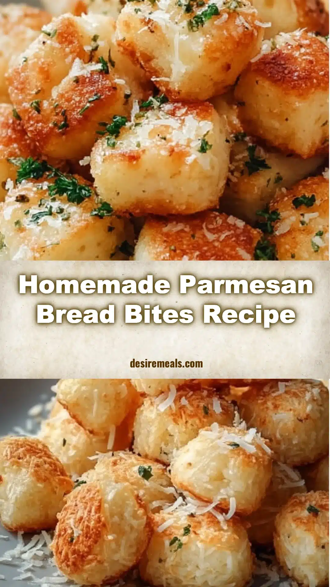 Homemade Parmesan Bread Bites Recipe
