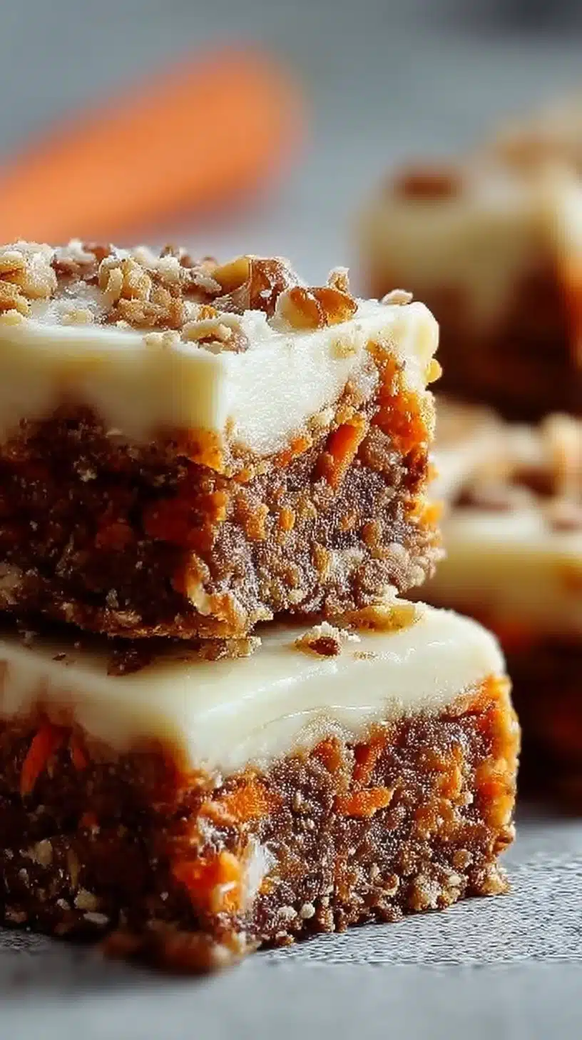 Irresistibly Indulgent Carrot Cake Cream Cheese Bars