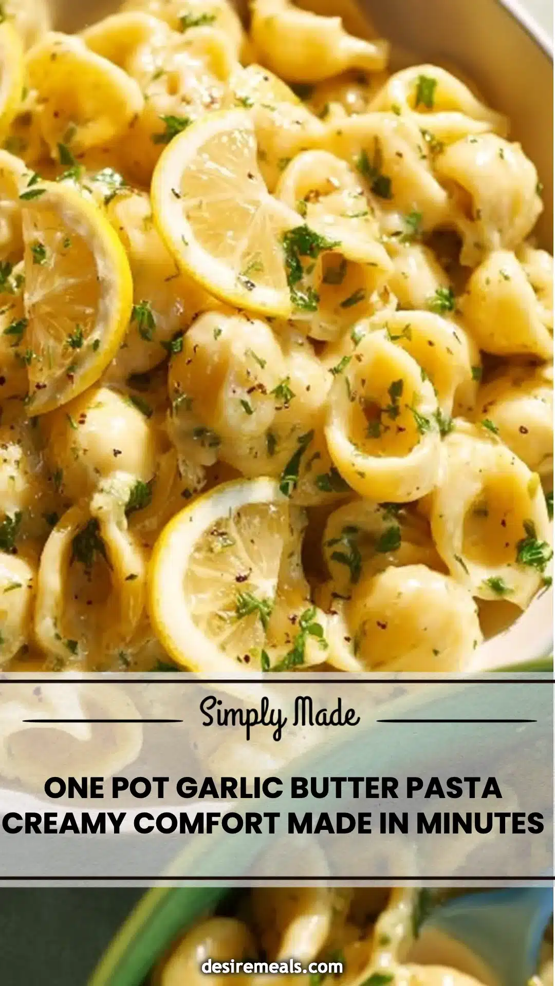 One Pot Garlic Butter Pasta Creamy Comfort Made in Minutes