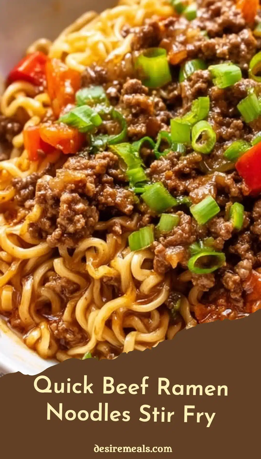 Quick Beef Ramen Noodles Stir Fry