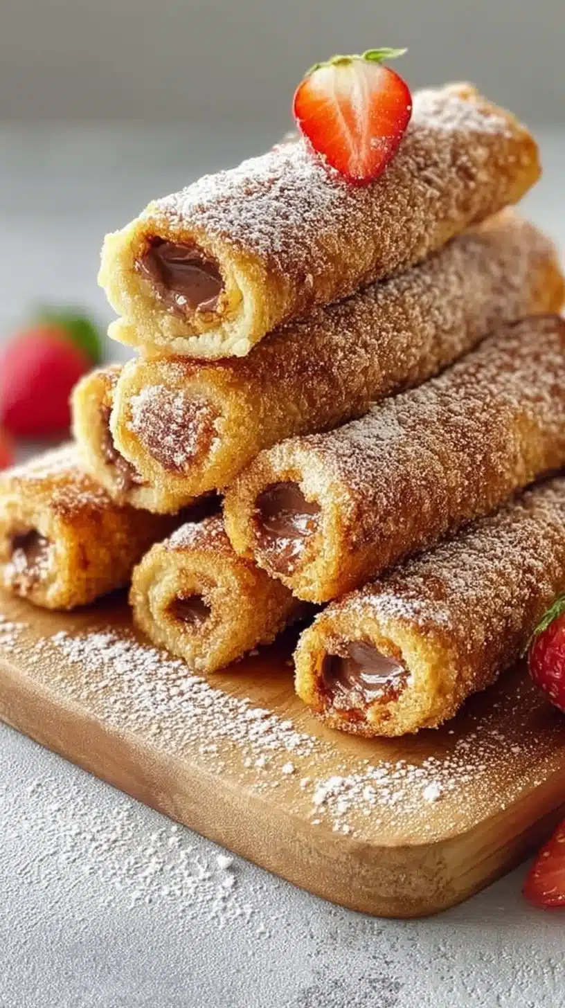 Rolled French Toast Style