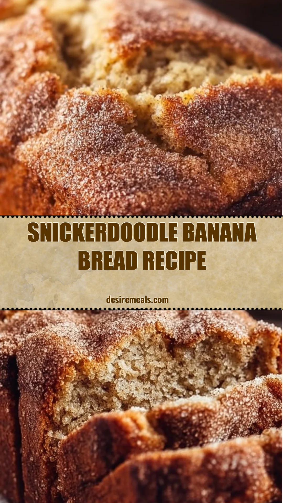 Snickerdoodle Banana Bread Recipe