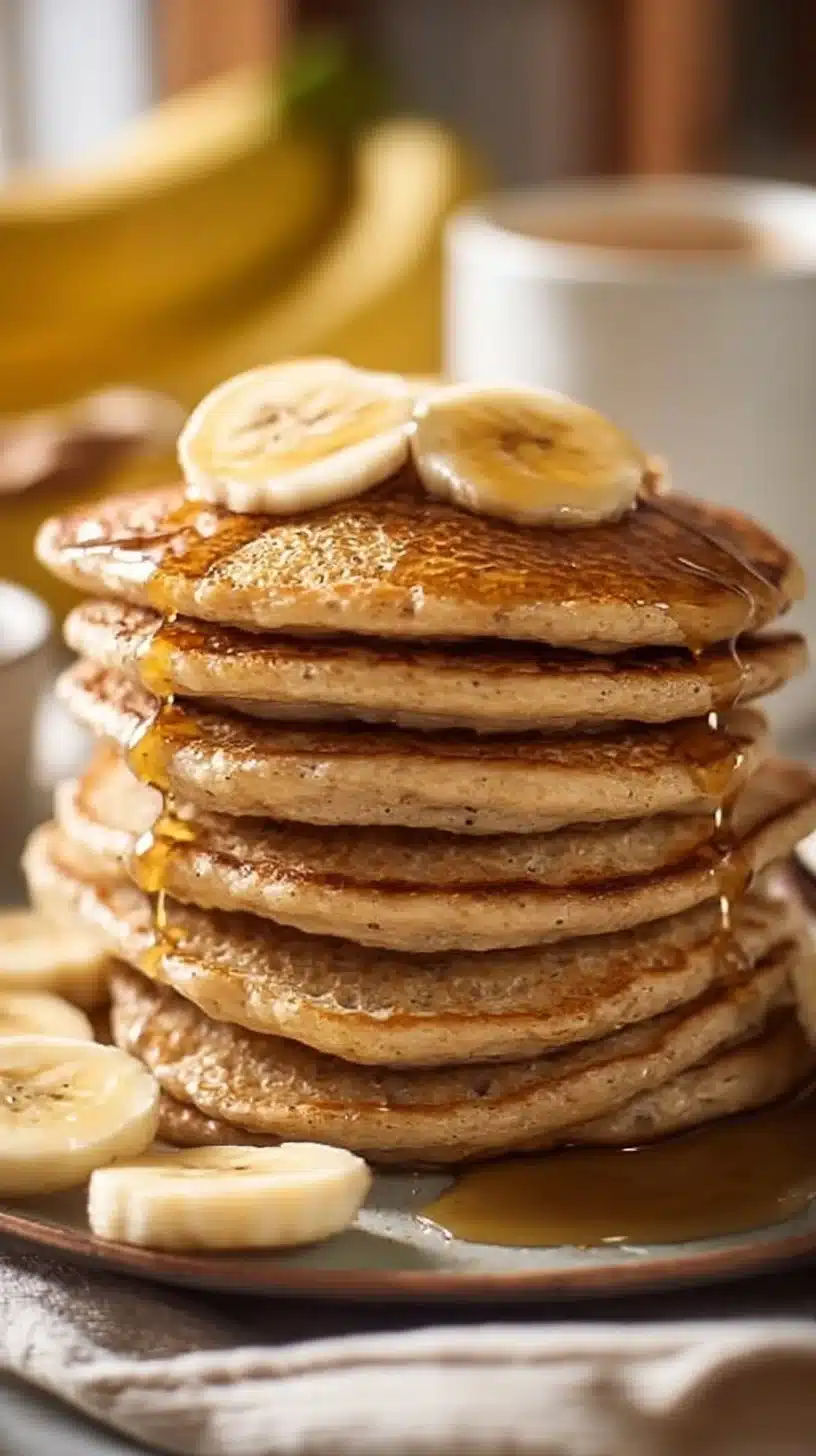 Soft and Fluffy Banana Oats Pancakes 8 Banana and Oats Pancakes
